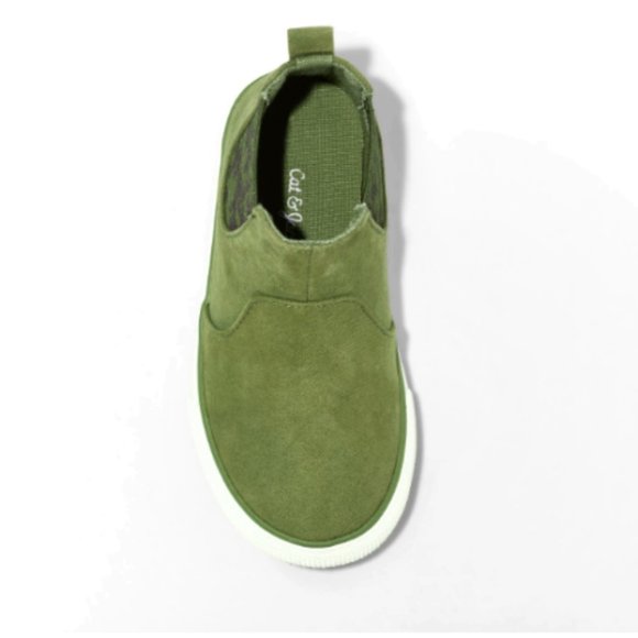 NWT Toddler Boys' Anton Sneakers Olive Green - Picture 2 of 3